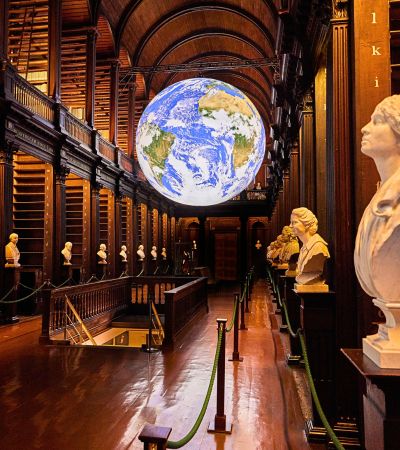 Interior of trinity library